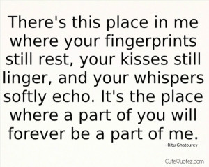 Romantic Cute Love Quotes For Him- the way you think of that person ...