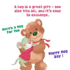 Happy Hug Week 2014 Card, Greetings Card with Quotes and Wishes