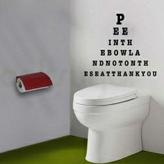 Funny Bathroom Wall Decals _ TrendyWallDesigns.com this needs to be on ...