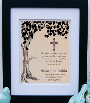 for Confirmation - Gift from Godparents - Girls confirmation - Bible ...