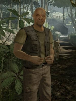 Hey son! Over here! I'm over here. At the banyan trees.