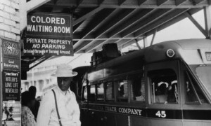 Separate facilities for whites and blacks were the norm in the South ...