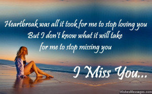 miss you messages for ex-boyfriend | WishesMessages.
