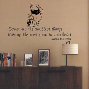 Winnie the Pooh inspired Wall Quote Decal Art House lettering vinyl ...