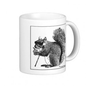 Blind Squirrel Finds a Nut Mug