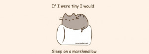 Cute Funny Marshmallows With Faces Marshmallow cute cat