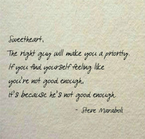 You are good enough!