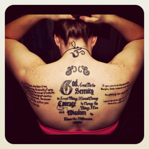 Tattoos from a distance...