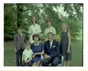 The Graham Family Billy Graham and wife Ruth Bell Graham with their ...