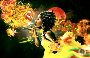 Artwork based on the song “Rasta Love” by Protoje