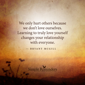 Learn to truly love yourself