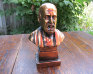 Hippocrates Figurine - Copper Hippo crates Bust - Father of Historical ...