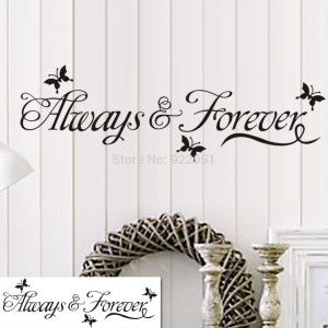 ... Quote Sayings Butterfly Wall Stickers Removable Mural Wall Decal Home