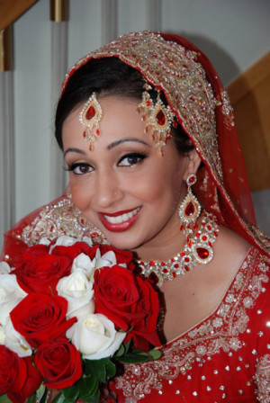 Red Indian Wedding Makeup