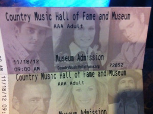 Country Music Hall of Fame and Museum: Tickets to the Hall of Fame