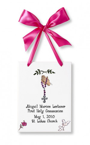 ... com/religious-gifts/first-holy-communion-boy-announcement-plaque.html
