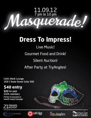 Utah Gay Fathers to host a Masquerade event