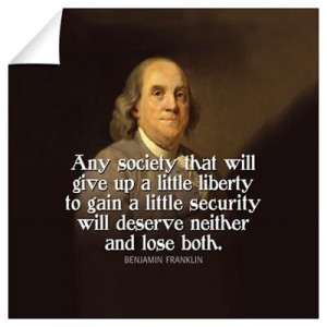 CafePress > Wall Art > Wall Decals > Ben Franklin Quotes Wall Decal