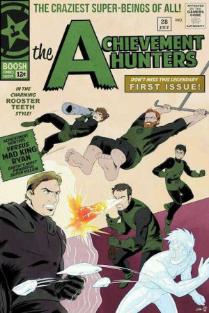 Found on twitter. Achievement Hunter vs. Mad King Ryan