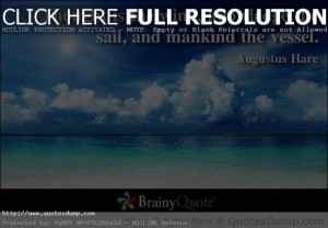 thought is the wind knowledge the sail and mankind the vessel