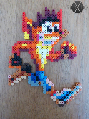 Crash Bandicoot - Hama beads by floxido