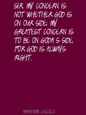 Greatest Concern Quotes