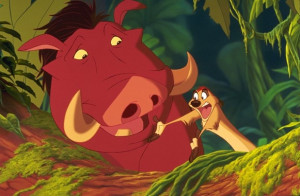 Timon and Pumbaa: you'll learn to love 'em.