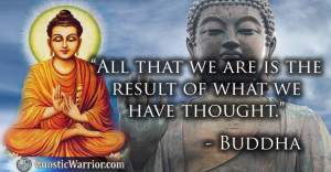 Buddha Quote: All that we are is a result of what we thought