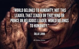 Dalai Lama Quote About Humanity