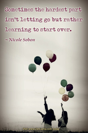 Sometimes the hardest part isn’t letting go