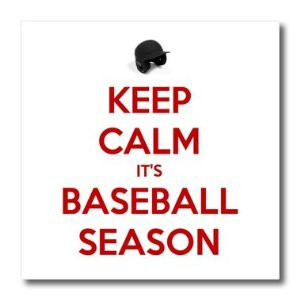 funny quotes keep calm its baseball season red and white iron on heat ...