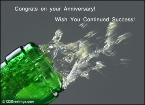 Corporate Anniversary Wish!
