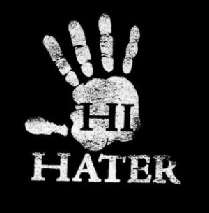 ... that everybody thinks they have a hater but what is a hater i looked