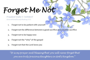 Forget Me Not Quotes
