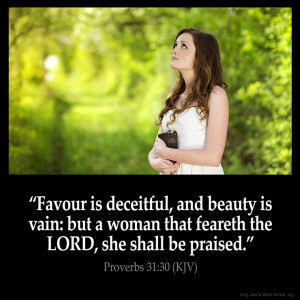 Proverbs 31:30 Inspirational Image