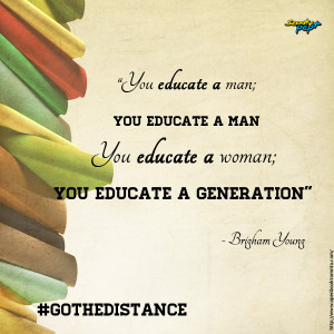 ... to be reminded about how important women are, Here is Brigham Young