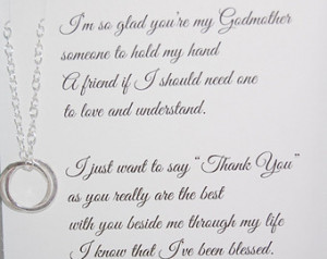 godmother gift shabby and chic plaque with poem for godmother
