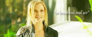 zooxzoo:Clarke Griffin Fav Quote:”I was born in space. I’ve never ...