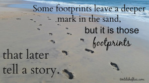 Footprints quote