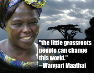 We're proud to be 'little grassroots people'!