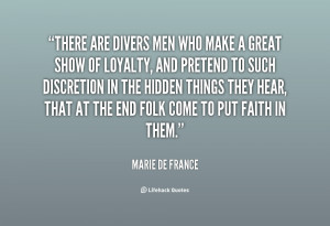 quote Marie de France there are divers men who make a 86641 png