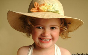 Baby Girl Wallpapers Cute Girl Baby Wearing Lovely Hat . Sweet Sayings ...