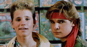 Young stars circa 1987: Corey Haim (left) and Corey Feldman