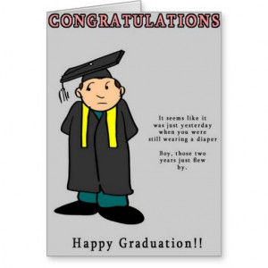 Funny Congratulations Card: Graduation Card