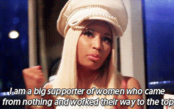 1k Nicki Minaj feminist *gif feminism