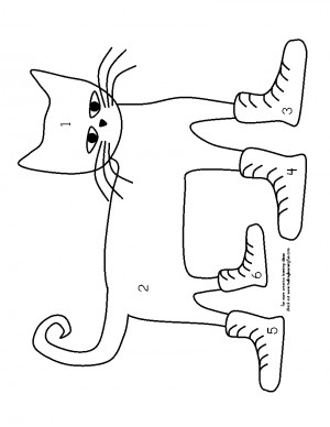 Cat Freebies, Pete The Cat Template, Pete The Cats, Cat Colors