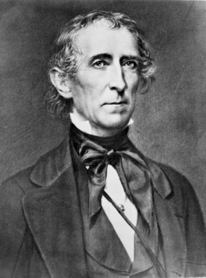 john tyler credit president john tyler half length portrait facing ...