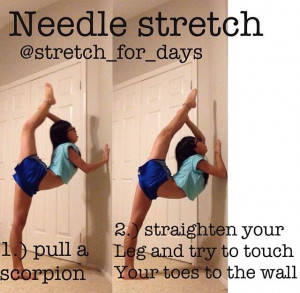 NEEDLE STRETCH THAT REALLY WORKS!!