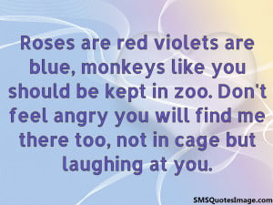roses are red violets are blue funny quotes
