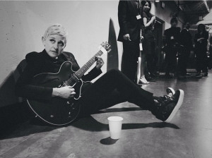 Ellen begging for money at the Grammys